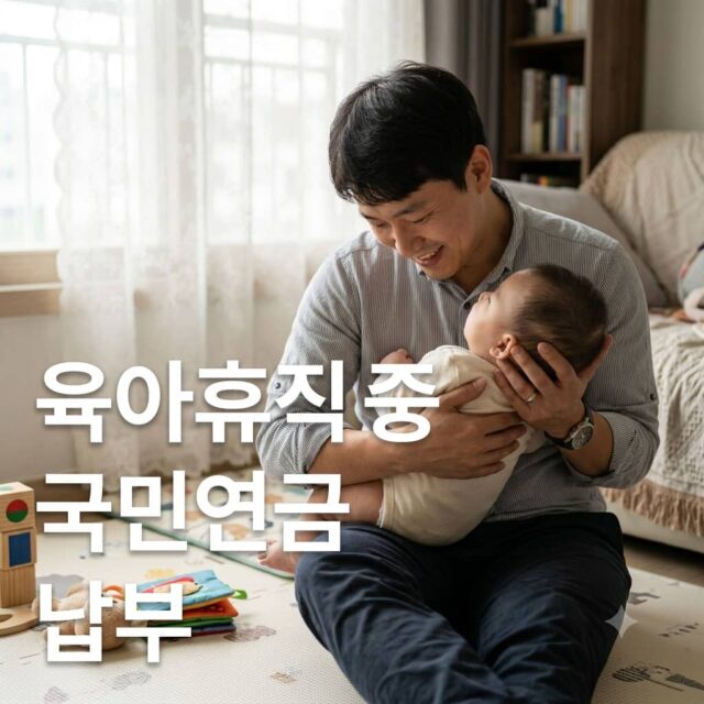 육아휴직 중 국민연금 납부