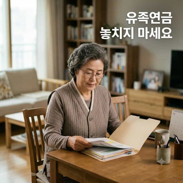 배우자를 떠나보낸 후에도 놓치기 쉬운 국민연금 유족연금, 신청 조건과 절차