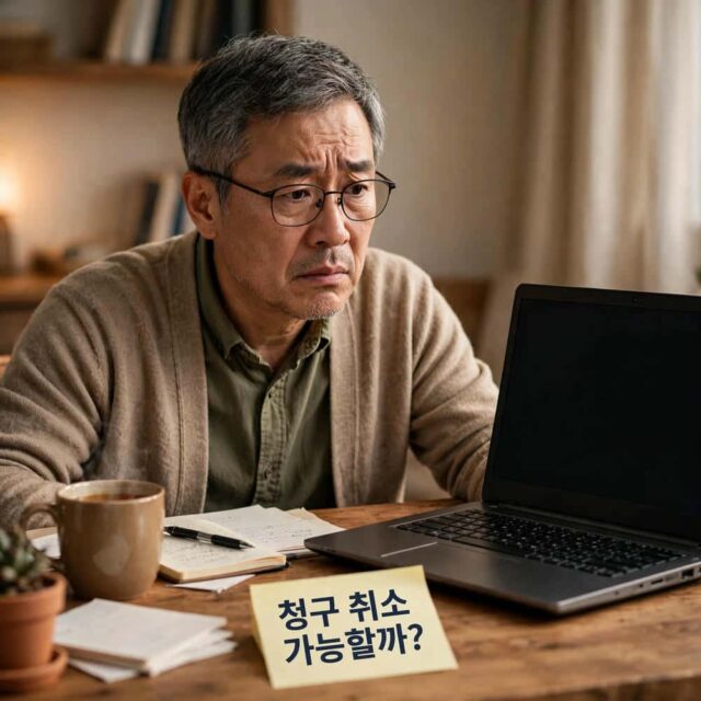 국민연금 인터넷으로 청구했는데 취소하고 싶다면? 처리 전 취소하는 법
