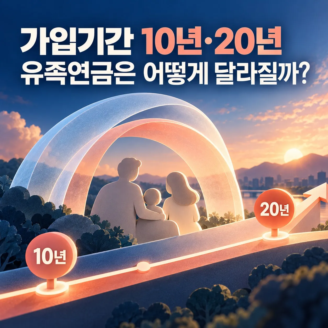 국민연금 유족연금 가입기간 안내 이미지
